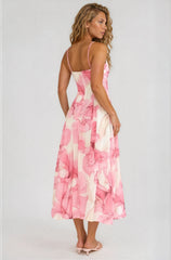 Mara Floral Midi Dress