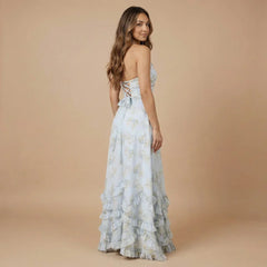 Celeste Ruffle Maxi Dress