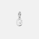 Classic Silver Initial Cluster Charm - G