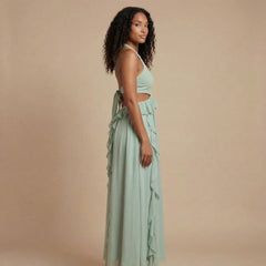 Rosalie Ruffle Maxi Dress