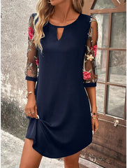 Isabelle Embroidered Mini Dress