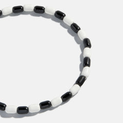 Brighten Up Enamel Beaded Bracelet - Licorice Twist