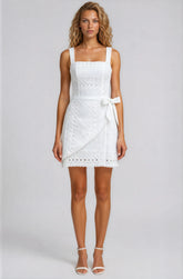 Andrea Mini Wrap Dress