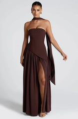 Isolde Wrap Maxi Dress