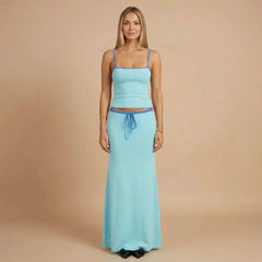 Avery Square Neck Maxi Set