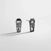 Coffin Stud Earrings - Coffin