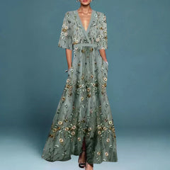Iris Floral Maxi Dress