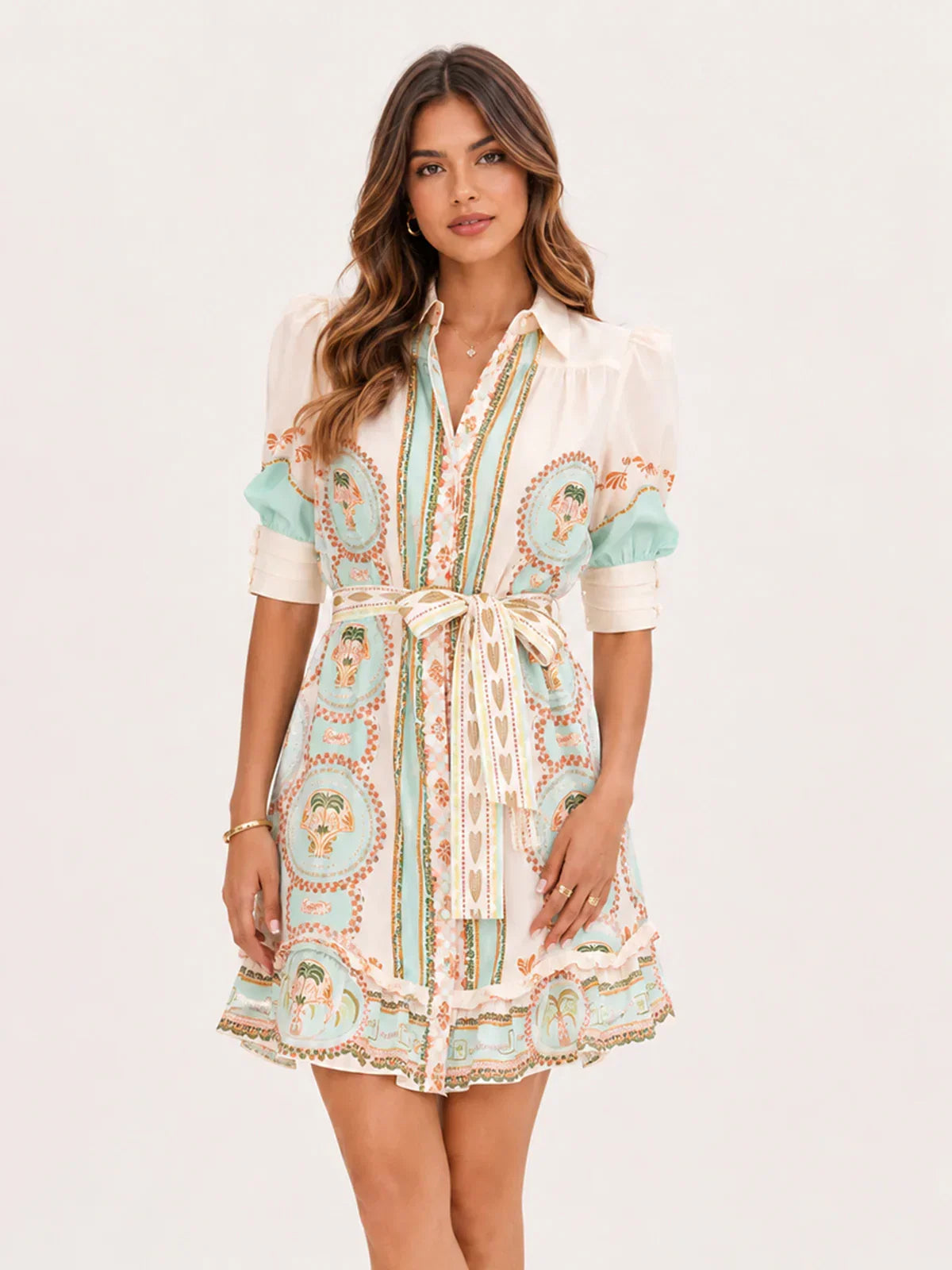 Paloma Mini Dress - Palm Spring