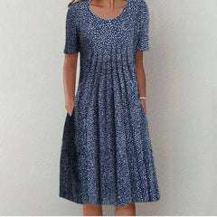 Natasha Pleated Midi Dress